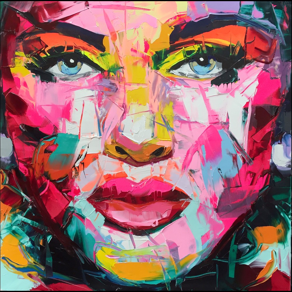 Francoise Nielly Portrait Palette Painting Expression Face218